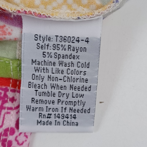 Johnny Was The Janie Favorite Relaxed Knit Midi Dress Size S Floral Bird Stretch - Picture 11 of 11